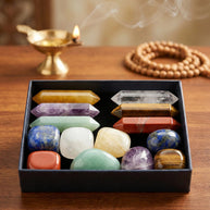 7 Chakra Pencil & Tumble Crystal Jewellery Box - Aditya Kundali