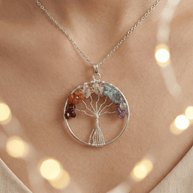 7 Chakra Tree of Life Pendant - Aditya Kundali