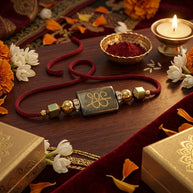 Pyrite Zibu Symbol Rakhi