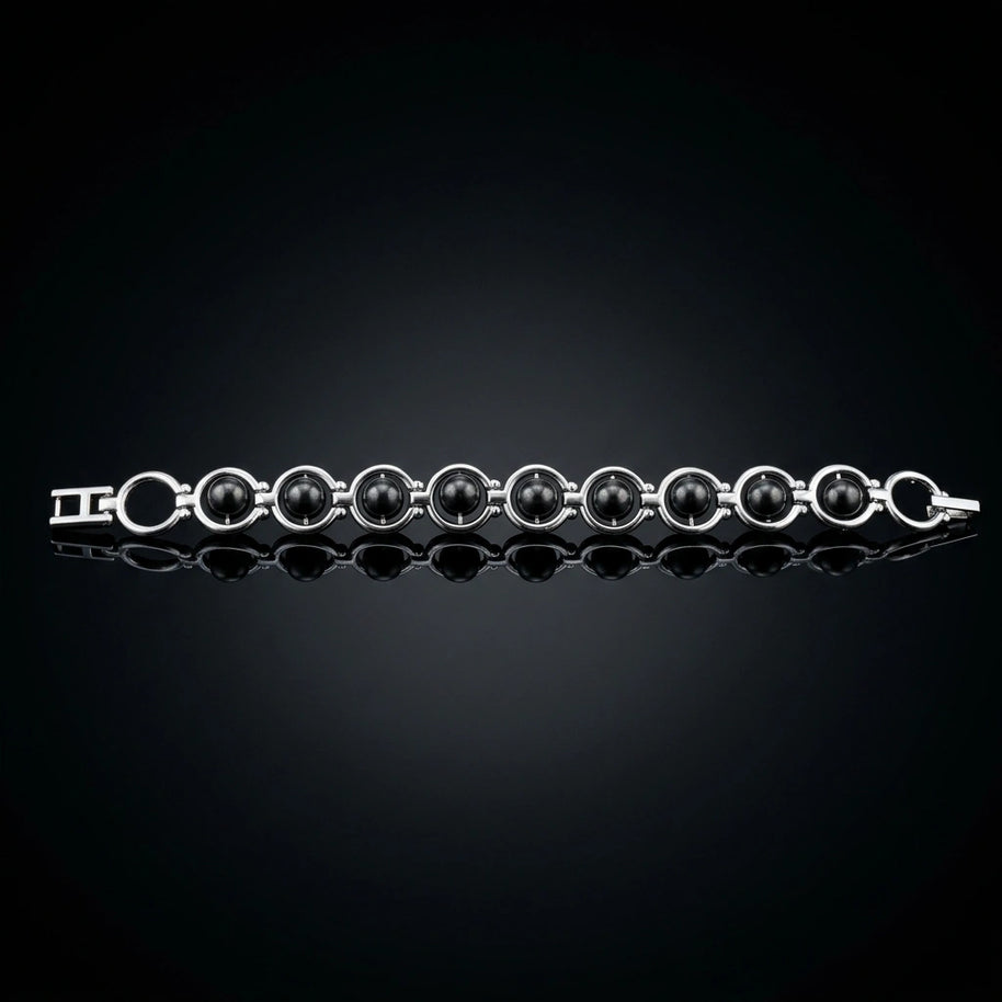 Pyrite Link Bracelet