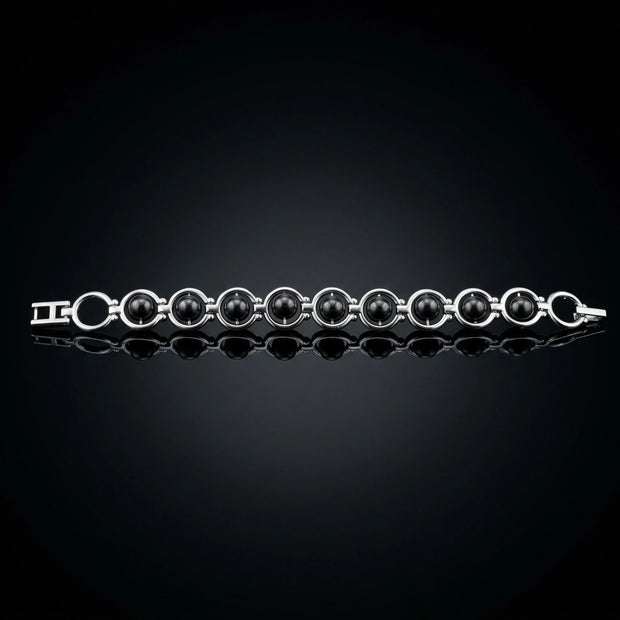 Pyrite Link Bracelet