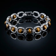 Cat's Eye Link Bracelet