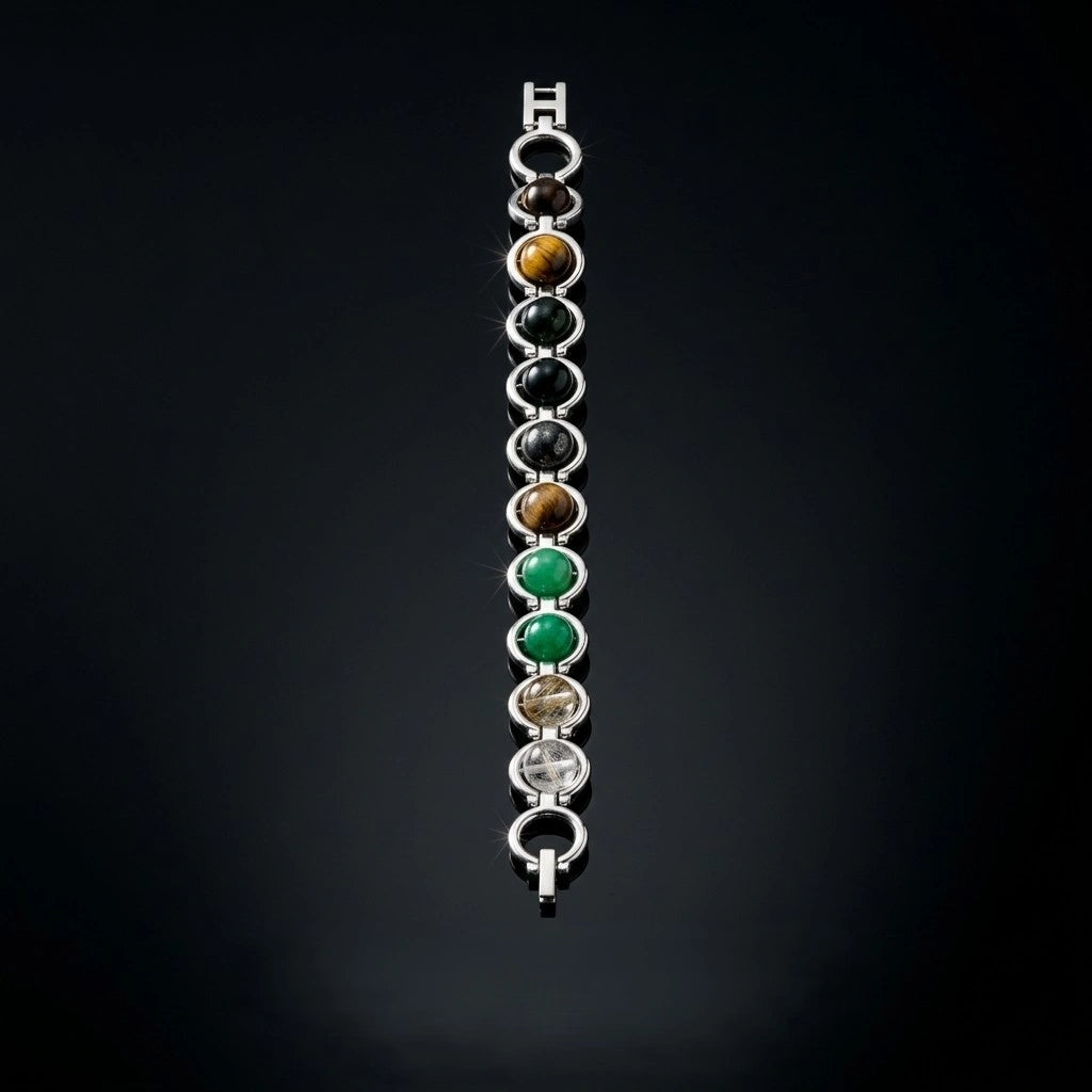 Seven Chakra Link Bracelet