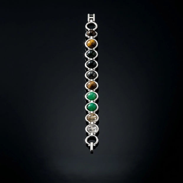 Seven Chakra Link Bracelet