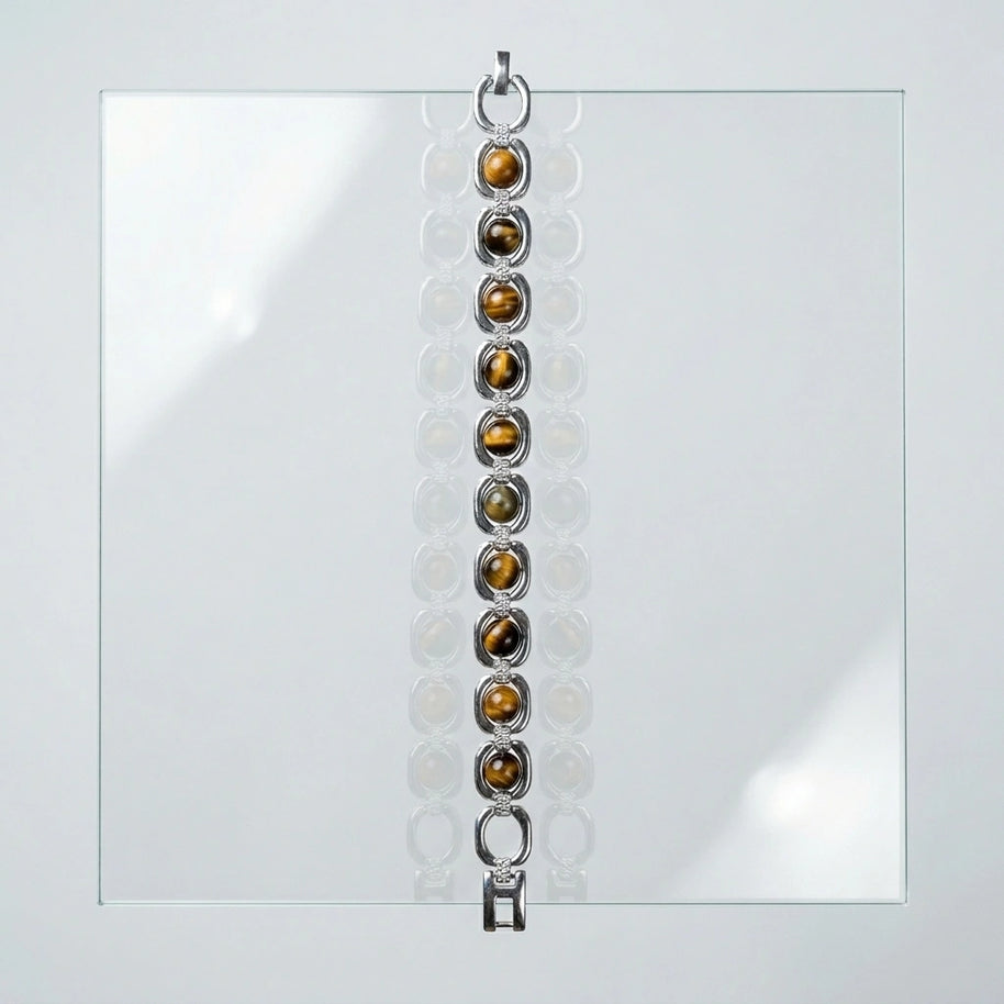 Cat's Eye Link Bracelet