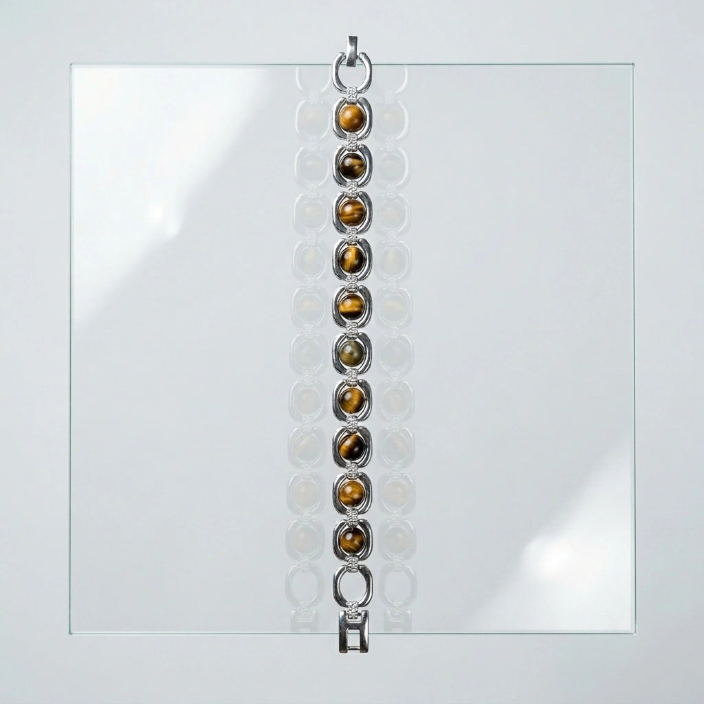 Cat's Eye Link Bracelet