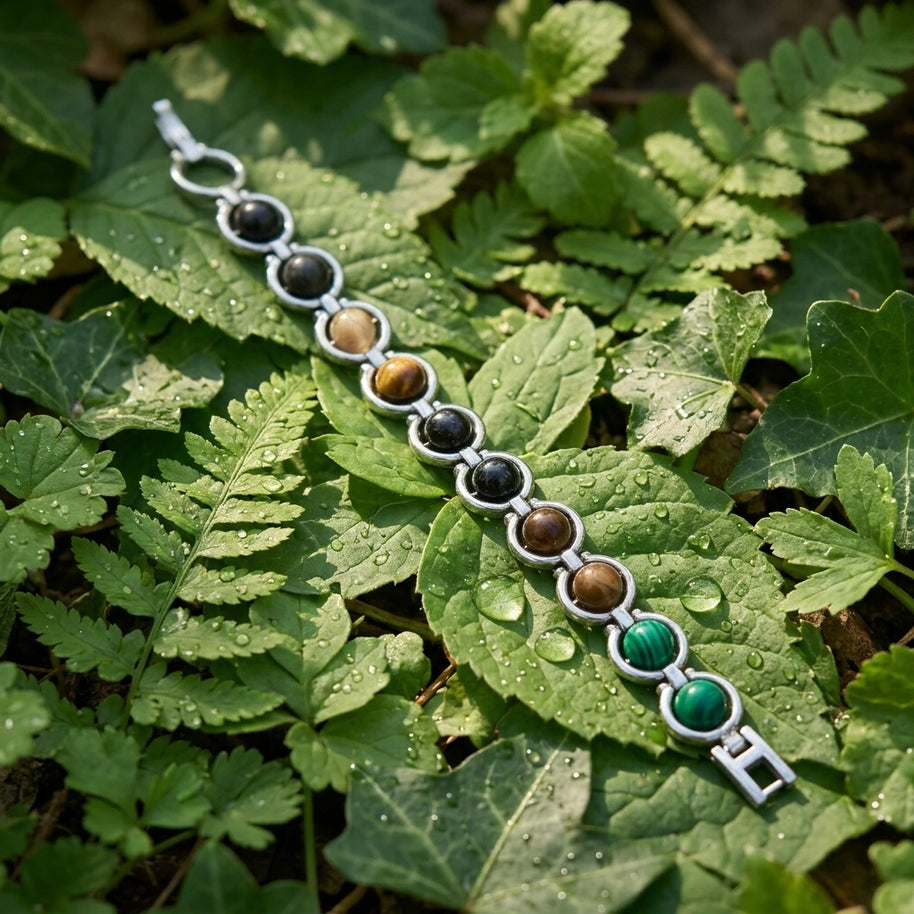 Seven Chakra Link Bracelet