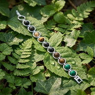 Seven Chakra Link Bracelet