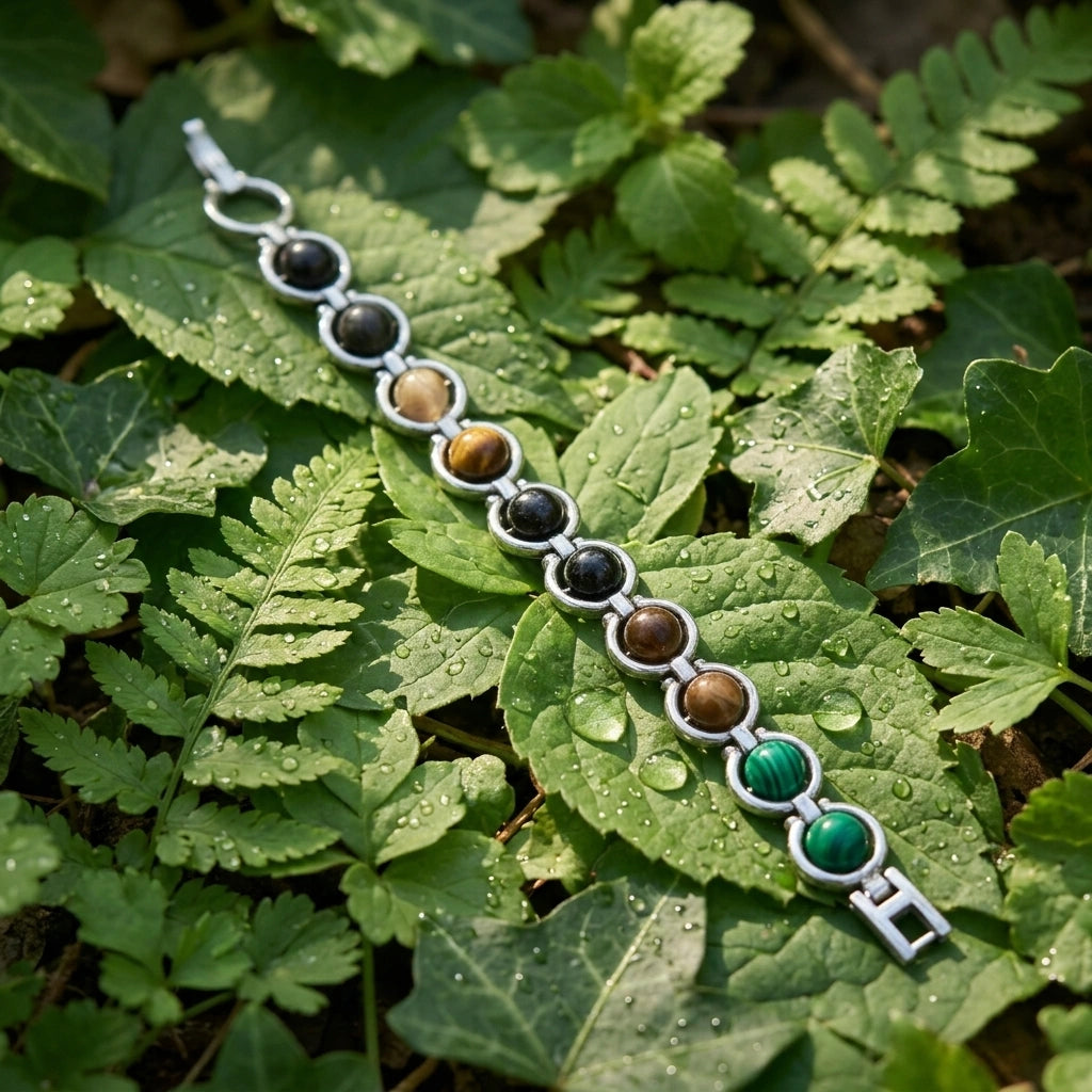 Seven Chakra Link Bracelet