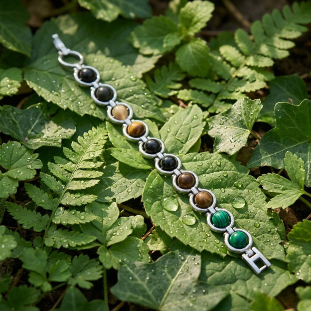 Seven Chakra Link Bracelet