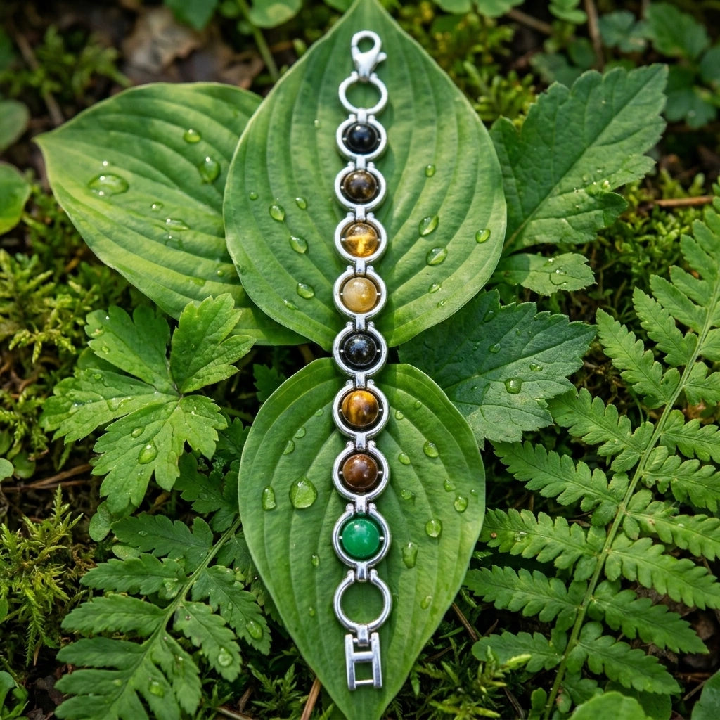 Seven Chakra Link Bracelet