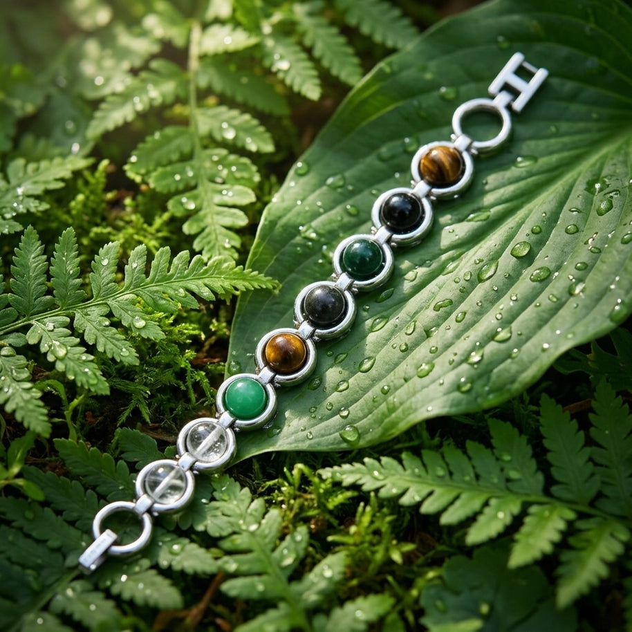 Seven Chakra Link Bracelet