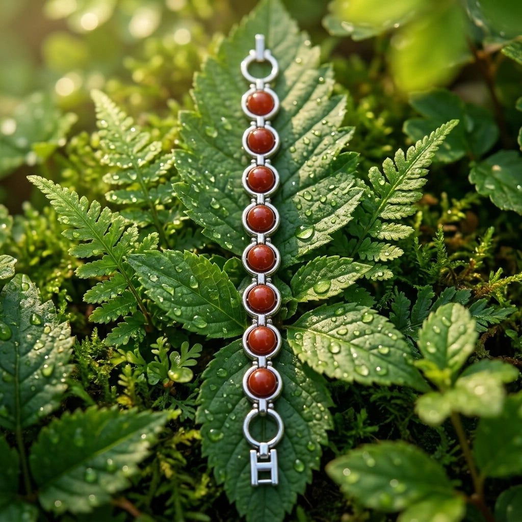 Red Jasper Link Bracelet