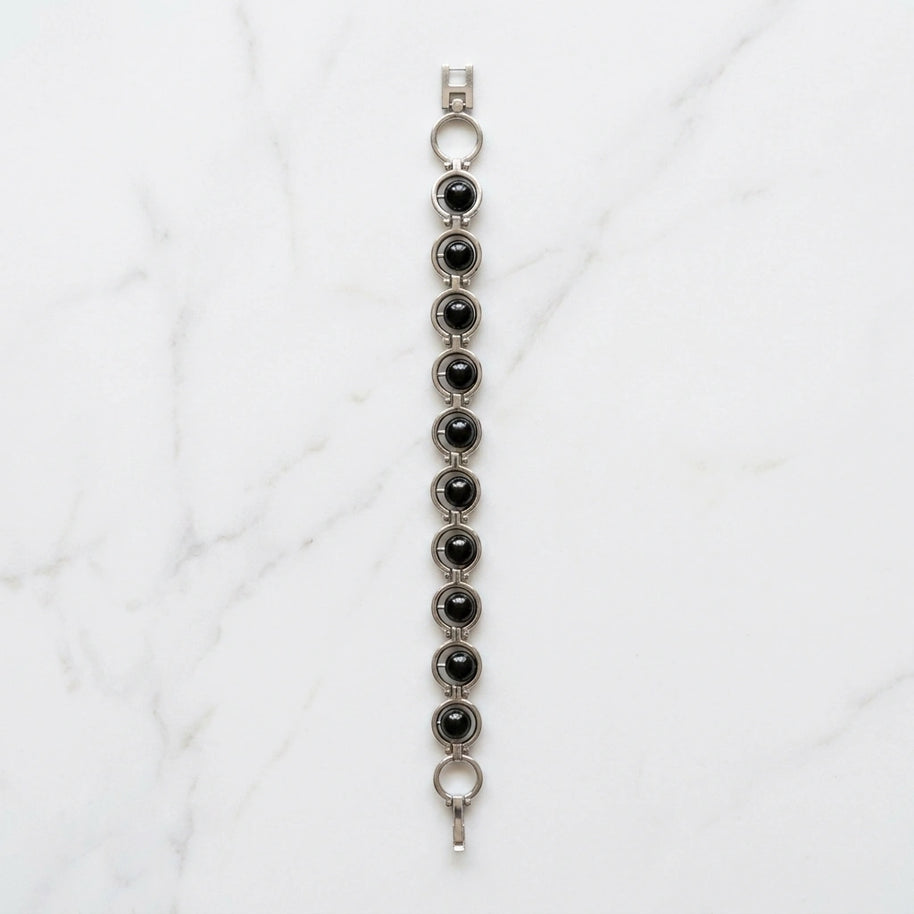 Black Tourmaline Link Bracelet