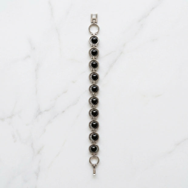 Black Tourmaline Link Bracelet