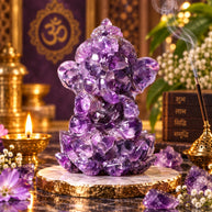 Amethyst Ganesha Statue