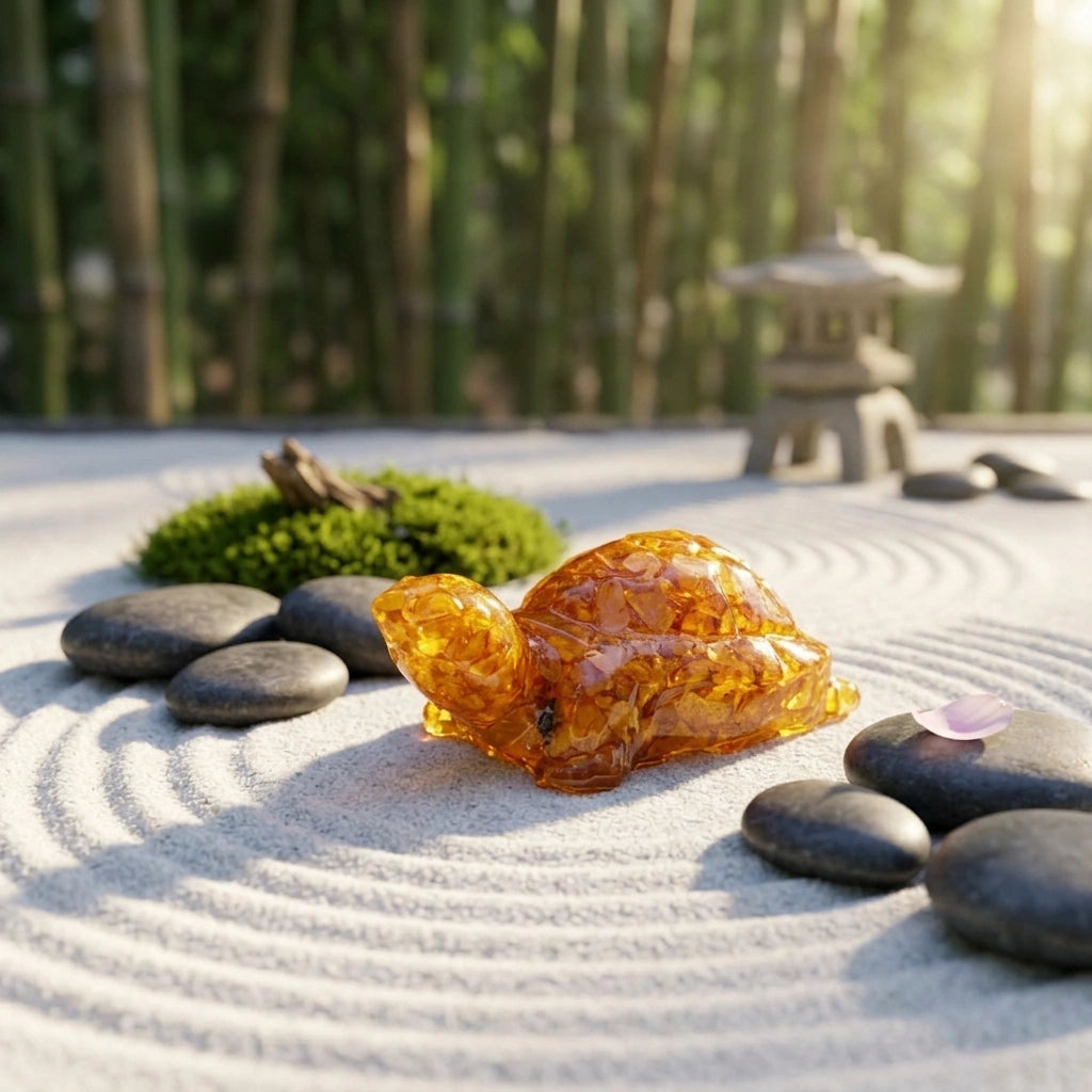 Natural Citrine Turtle