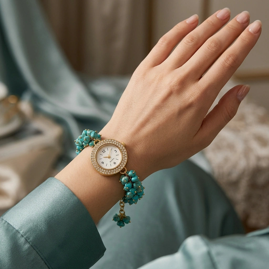 Firoza Chip Watch Bracelet