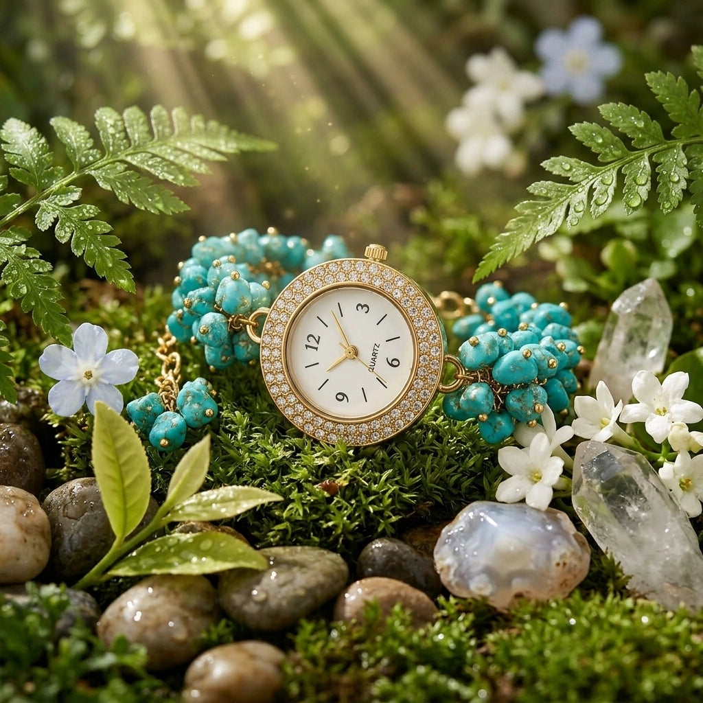 Firoza Chip Watch Bracelet