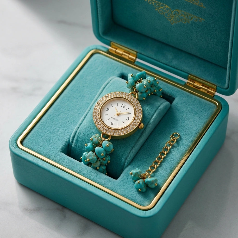 Firoza Chip Watch Bracelet