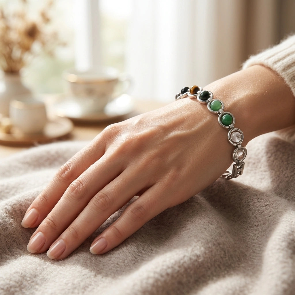 Seven Chakra Link Bracelet