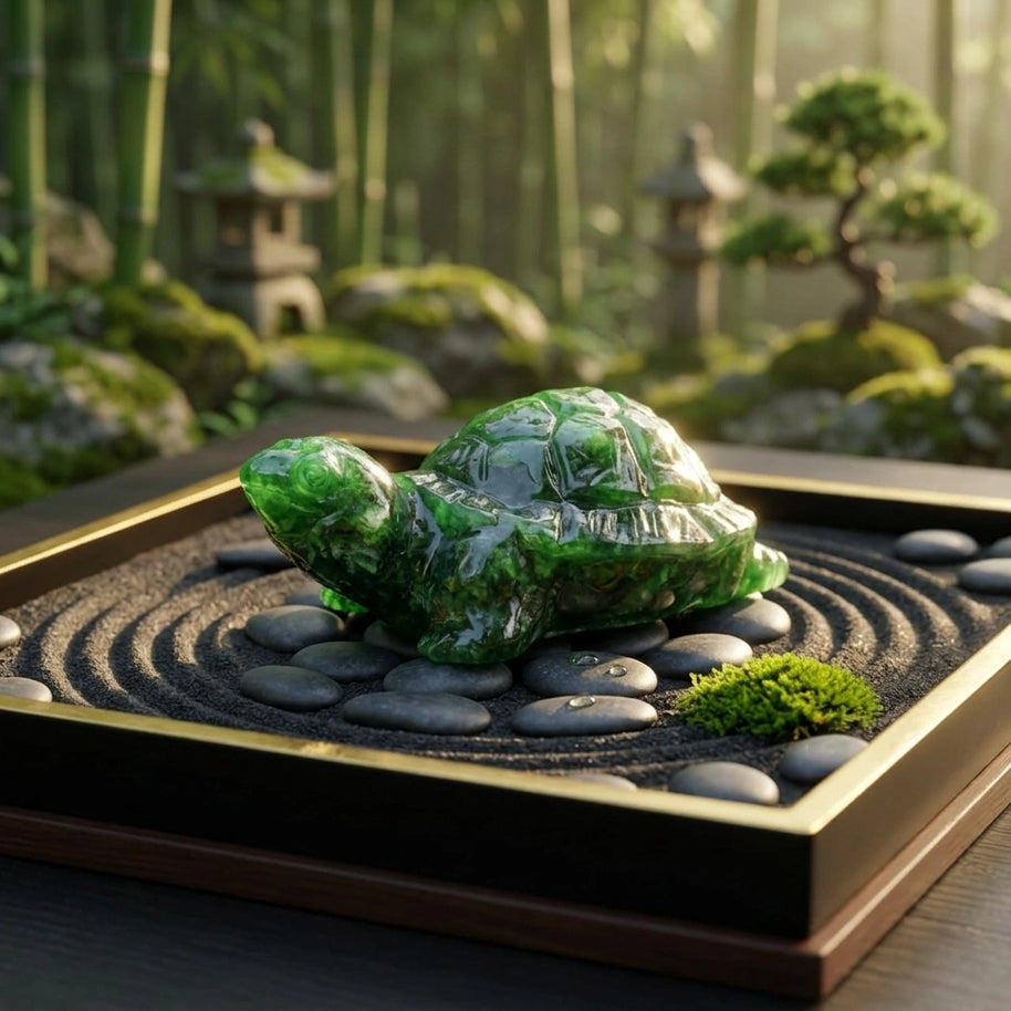 Green Aventurine Turtle