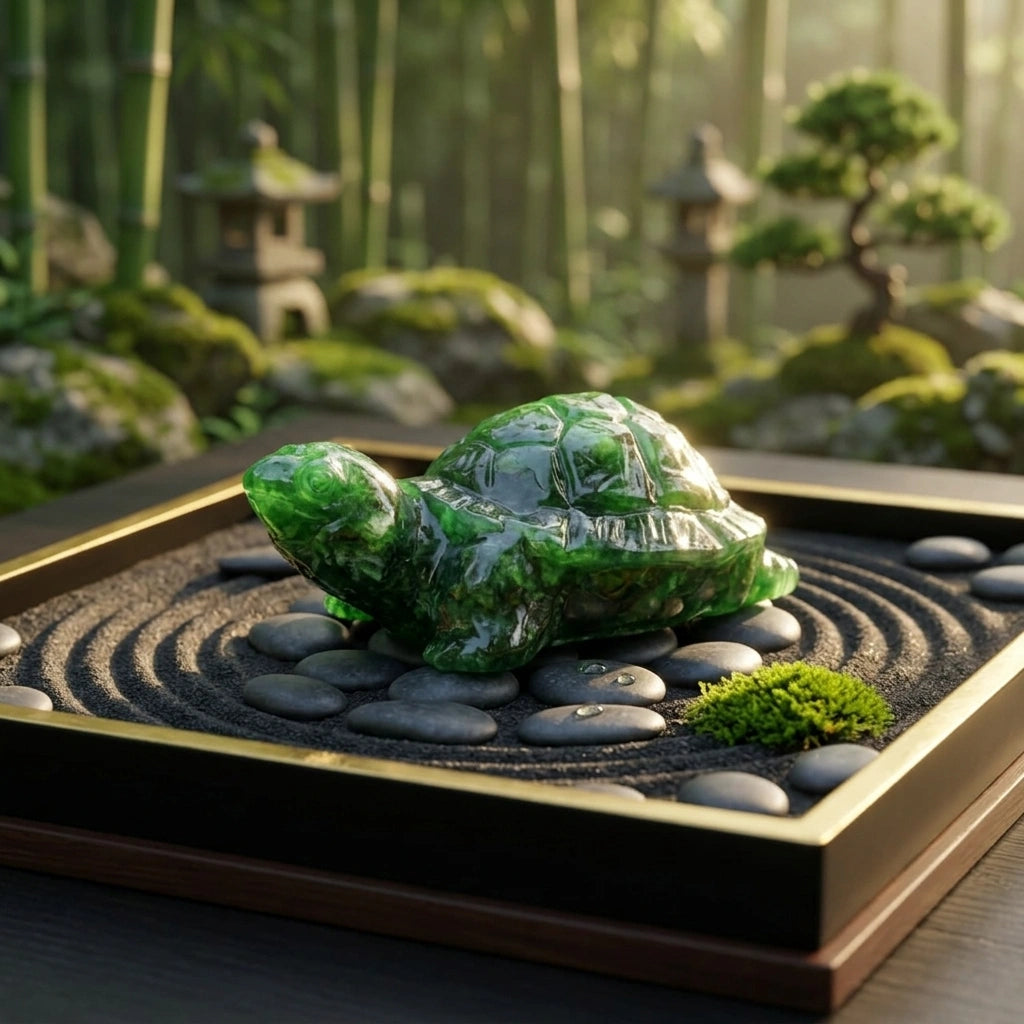 Green Aventurine Turtle