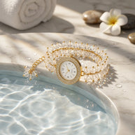 Crystal Chip Watch Bracelet