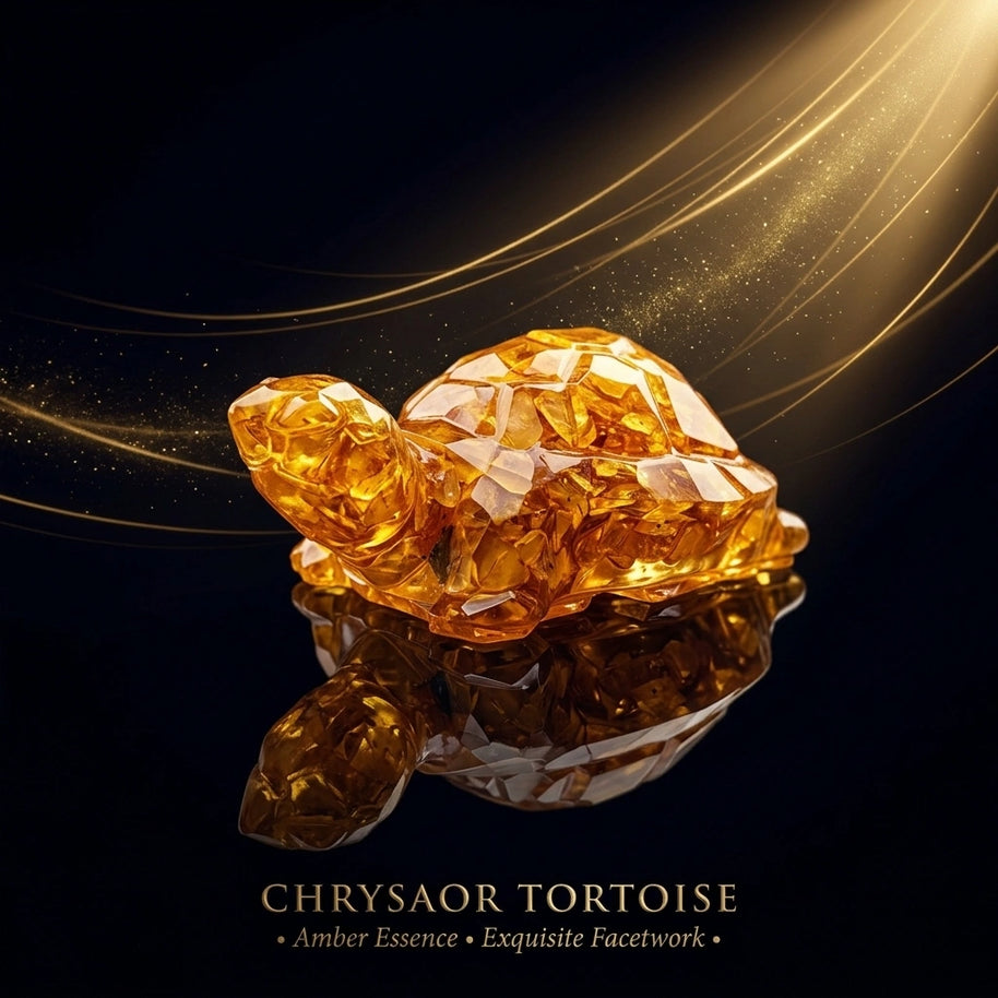Natural Citrine Turtle
