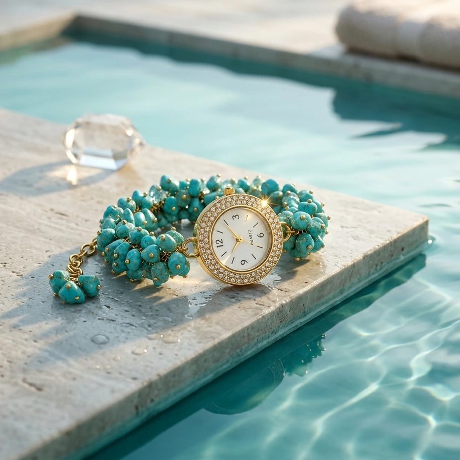 Firoza Chip Watch Bracelet