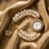 Crystal Chip Watch Bracelet