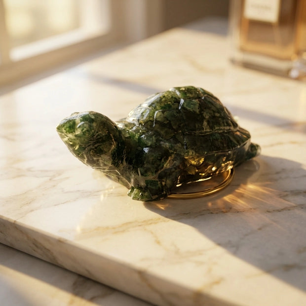 Green Aventurine Turtle