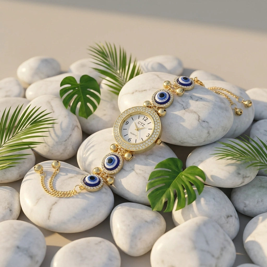 Evil Eye Watch Bracelet