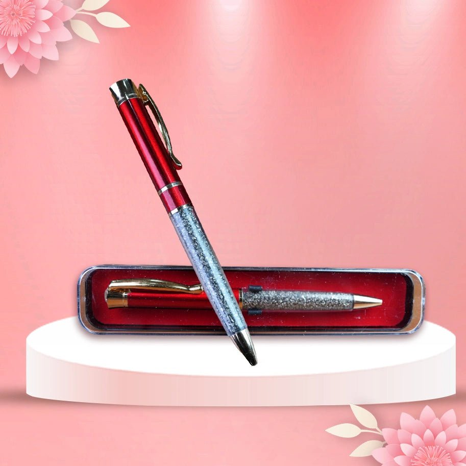 Pyrite Pen: Red & Gold – Aditya Kundali