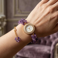 Amethyst Chip Watch Bracelet - Aditya Kundali