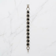 Black Tourmaline Link Bracelet - Aditya Kundali