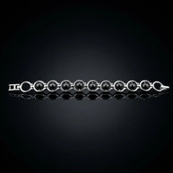 Black Tourmaline Link Bracelet - Aditya Kundali