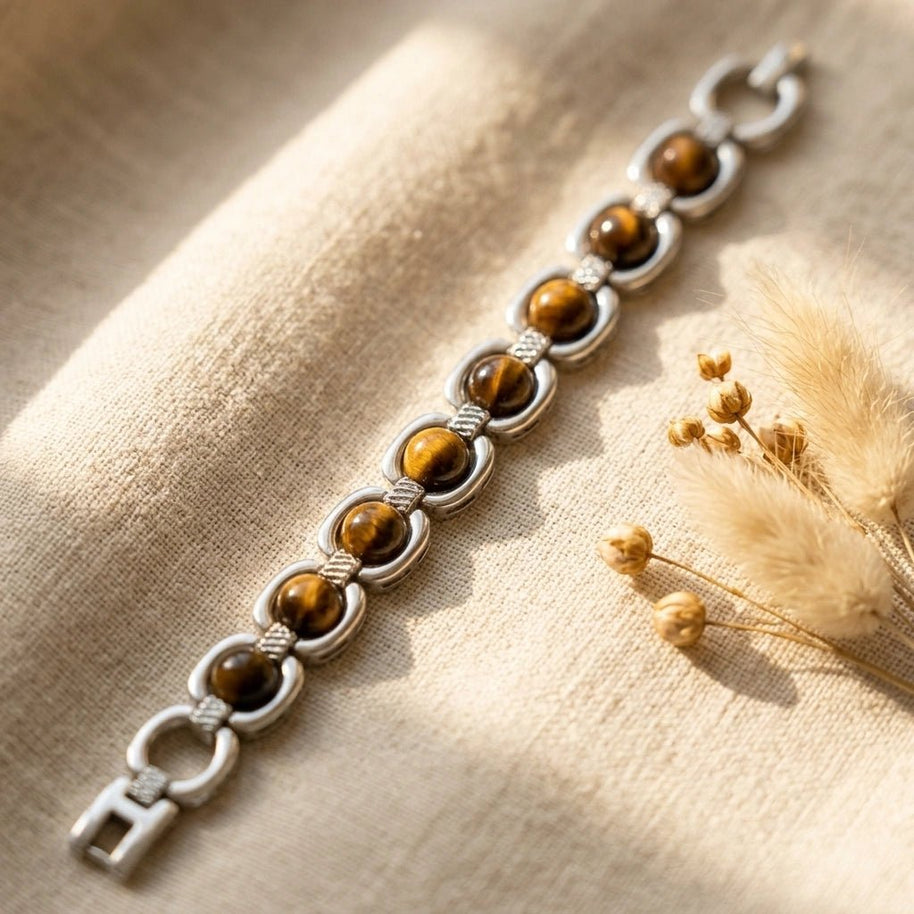 Cat's Eye Link Bracelet - Aditya Kundali
