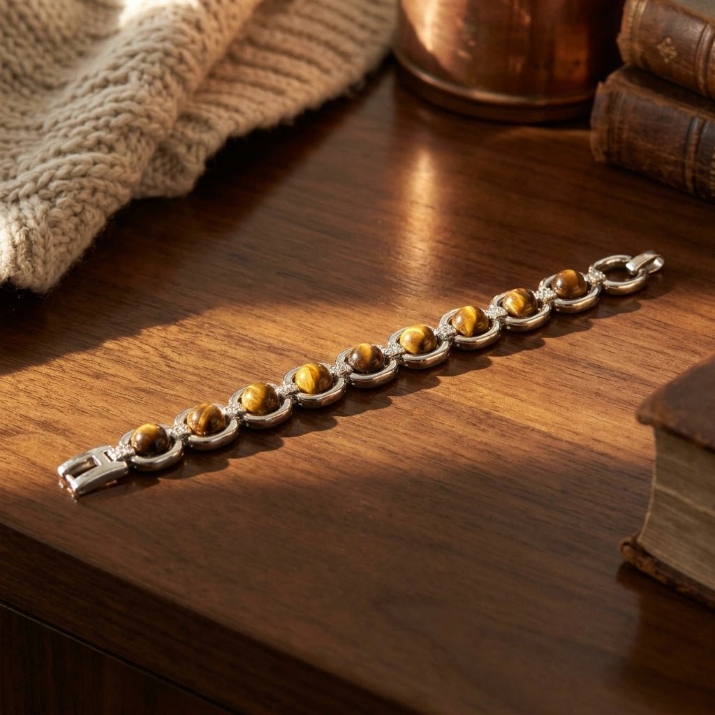 Cat's Eye Link Bracelet - Aditya Kundali