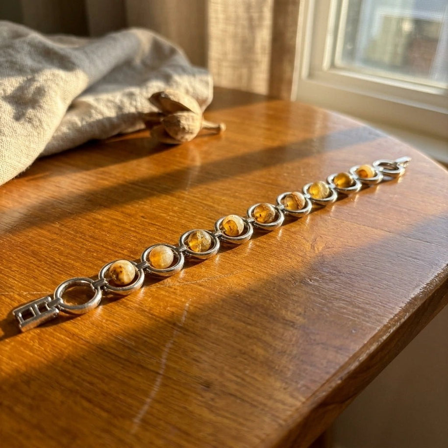 Citrine Link Bracelet - Aditya Kundali