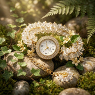 Crystal Chip Watch Bracelet - Aditya Kundali