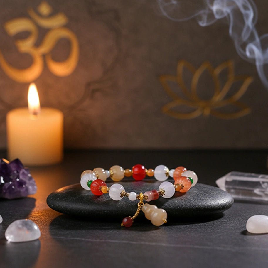 Crystal Pixiu Pumpkin Bracelet - Aditya Kundali