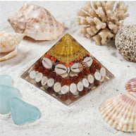 Crystal Pyramid with Rudraksha - Aditya Kundali