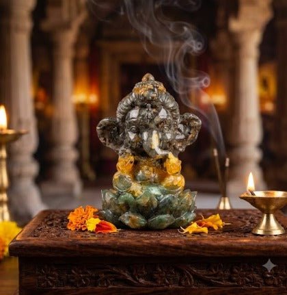 Dhan Yog Ganesh Statue – Symbol of Wealth, Prosperity & Success - Aditya Kundali