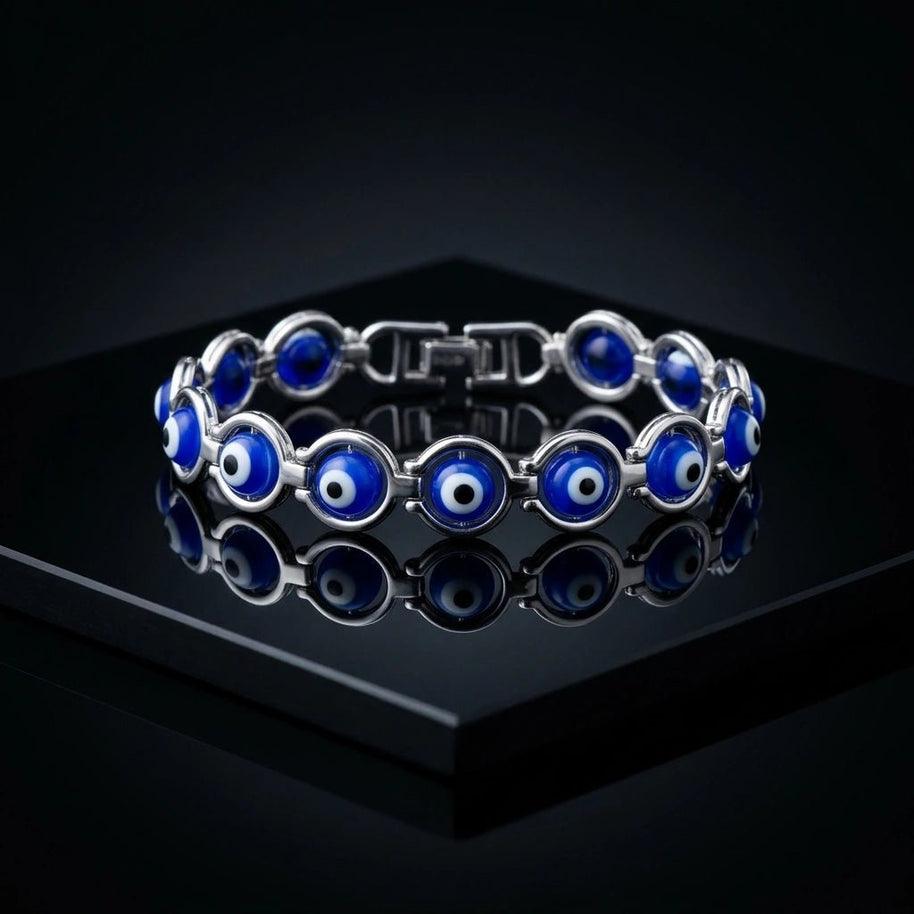 Evil Eye Protection Link Bracelet - Aditya Kundali