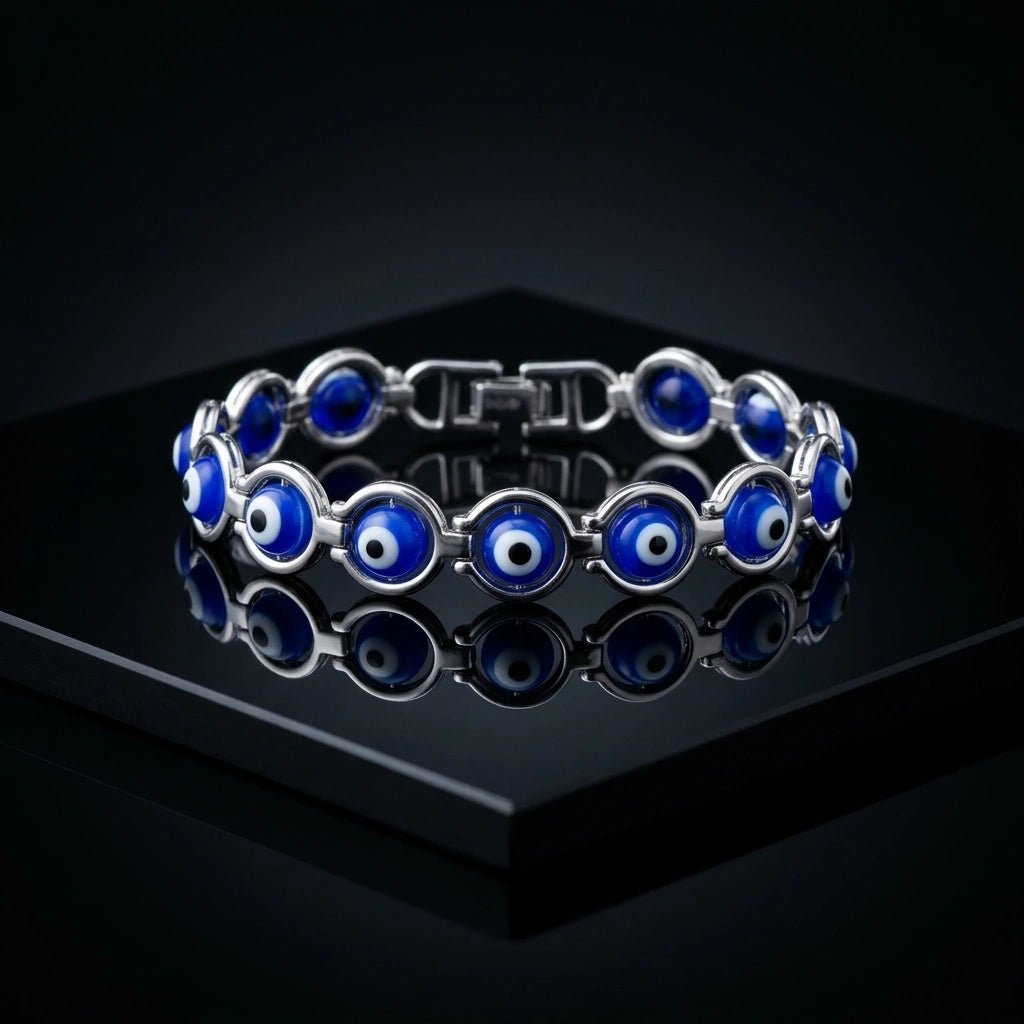 Evil Eye Protection Link Bracelet - Aditya Kundali