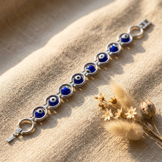 Evil Eye Protection Link Bracelet - Aditya Kundali
