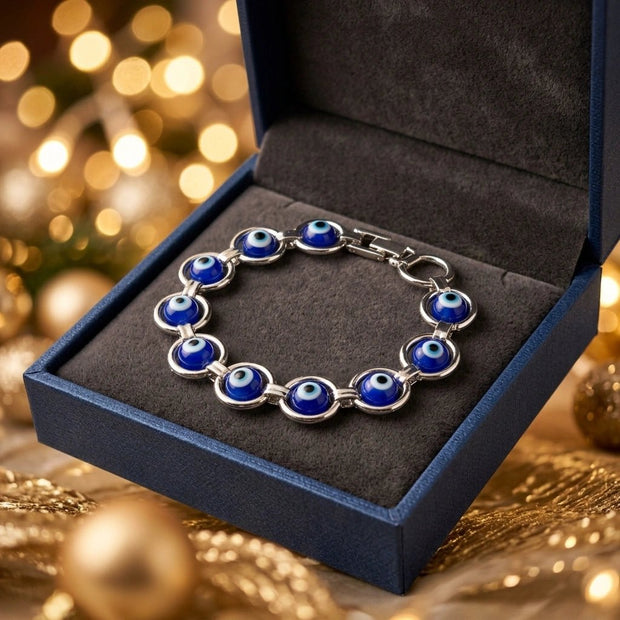 Evil Eye Protection Link Bracelet - Aditya Kundali