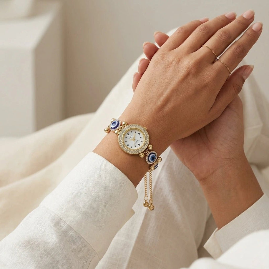 Evil Eye Watch Bracelet - Aditya Kundali