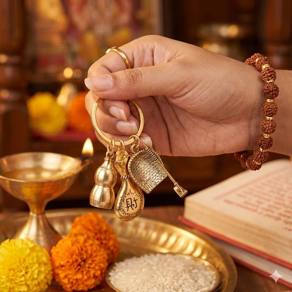 Feng Shui Good Luck Keychain - Aditya Kundali